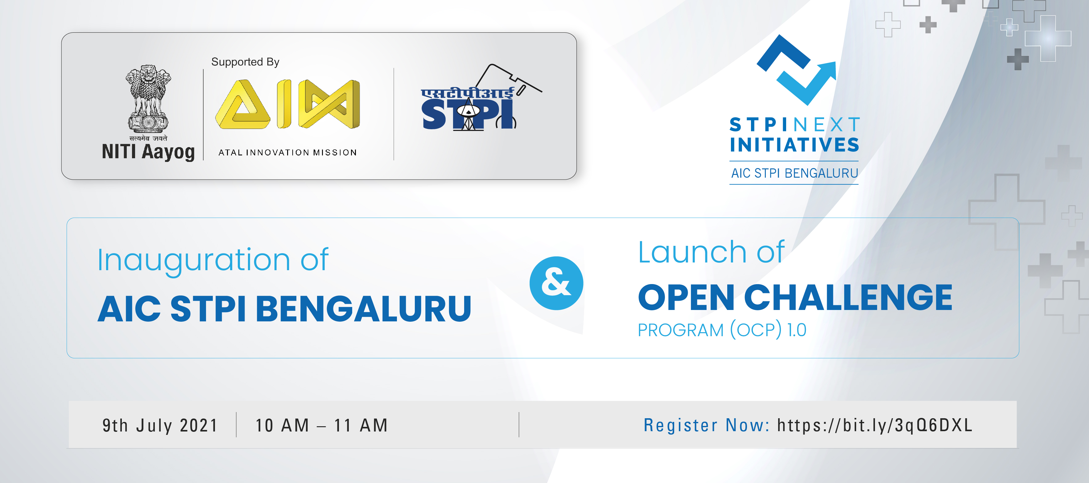 Inauguration of AIC STPI BENGALURU   &  Launch of Open Challenge Program (OCP) 1.0